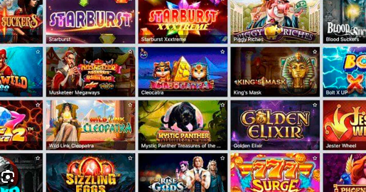 ¿Cuáles son 10 nombres de juegos de casino?